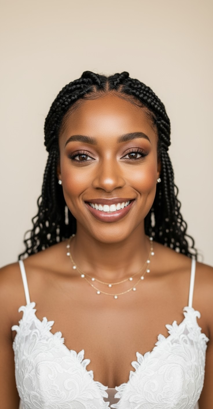 After Boho Knotless Braids